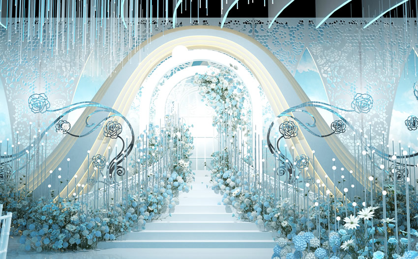 东坡釡香烙馍村水晶厅效果展示